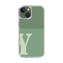 Slim Protection Case［ Original - initial two tone - Y green ］