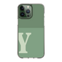Slim Protection Case［ Original - initial two tone - Y green ］