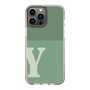 Slim Protection Case［ Original - initial two tone - Y green ］