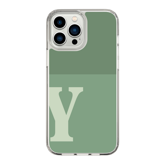 Slim Protection Case［ Original - initial two tone - Y green ］