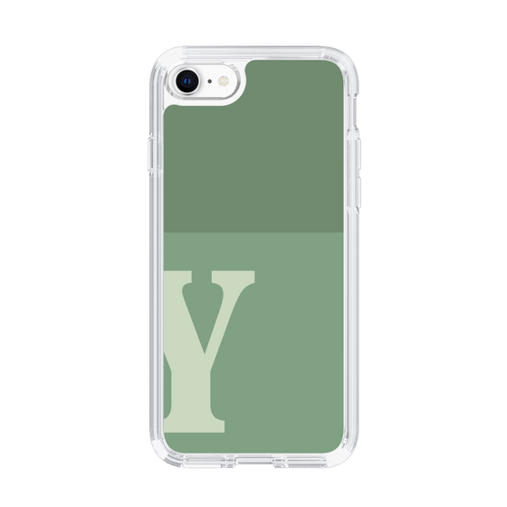 Slim Protection Case［ Original - initial two tone - Y green ］