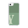 Slim Protection Case［ Original - initial two tone - Y green ］