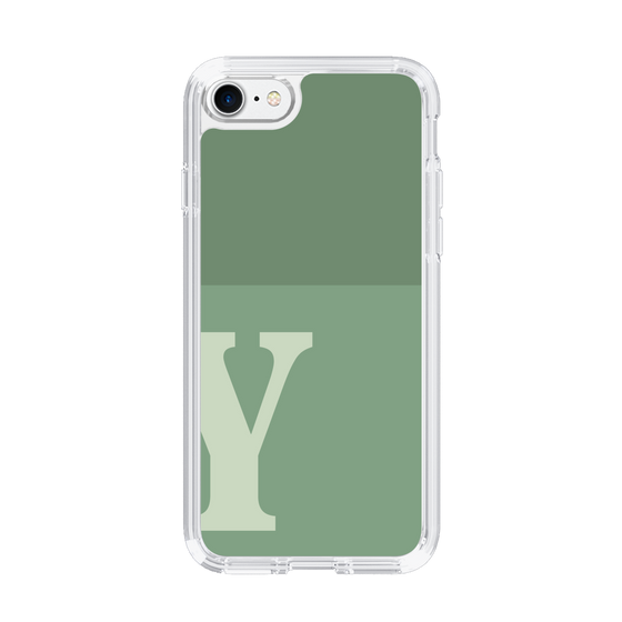 Slim Protection Case［ Original - initial two tone - Y green ］