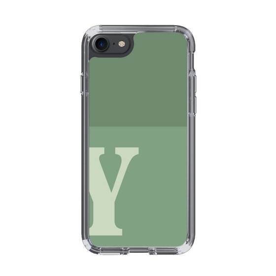 Slim Protection Case［ Original - initial two tone - Y green ］