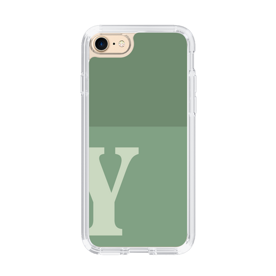 Slim Protection Case［ Original - initial two tone - Y green ］