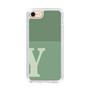 Slim Protection Case［ Original - initial two tone - Y green ］
