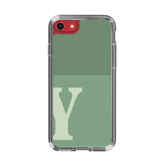 Slim Protection Case［ Original - initial two tone - Y green ］