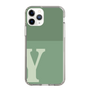 Slim Protection Case［ Original - initial two tone - Y green ］
