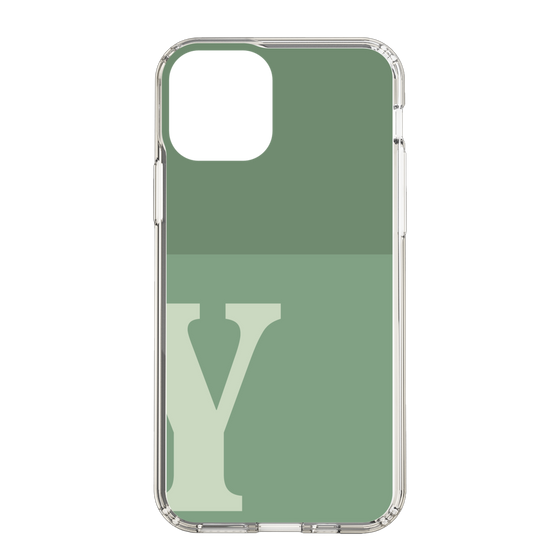 Slim Protection Case［ Original - initial two tone - Y green ］