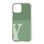 Slim Protection Case［ Original - initial two tone - Y green ］