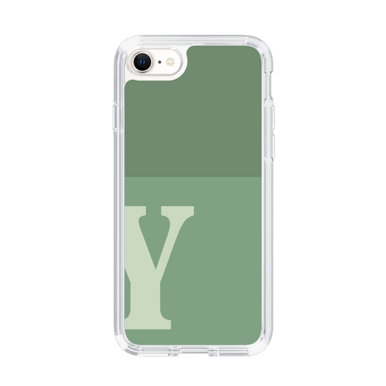 Slim Protection Case［ Original - initial two tone - Y green ］