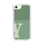 Slim Protection Case［ Original - initial two tone - Y green ］