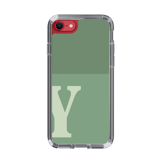 Slim Protection Case［ Original - initial two tone - Y green ］