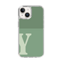Slim Protection Case［ Original - initial two tone - Y green ］