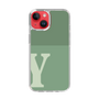 Slim Protection Case［ Original - initial two tone - Y green ］