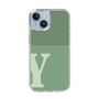 Slim Protection Case［ Original - initial two tone - Y green ］