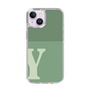 Slim Protection Case［ Original - initial two tone - Y green ］