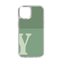 Slim Protection Case［ Original - initial two tone - Y green ］