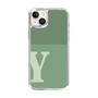 Slim Protection Case［ Original - initial two tone - Y green ］