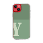 Slim Protection Case［ Original - initial two tone - Y green ］
