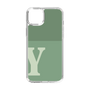 Slim Protection Case［ Original - initial two tone - Y green ］