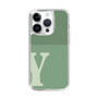 Slim Protection Case［ Original - initial two tone - Y green ］