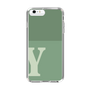 Slim Protection Case［ Original - initial two tone - Y green ］