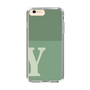 Slim Protection Case［ Original - initial two tone - Y green ］