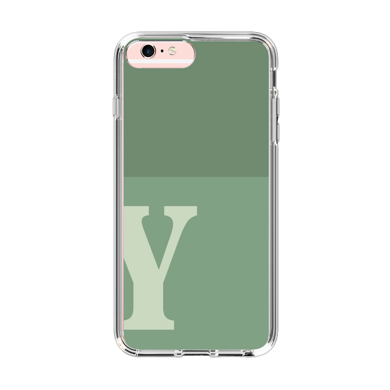 Slim Protection Case［ Original - initial two tone - Y green ］