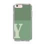 Slim Protection Case［ Original - initial two tone - Y green ］