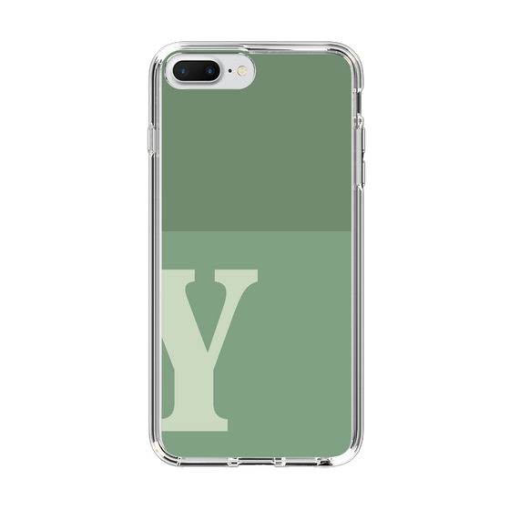 Slim Protection Case［ Original - initial two tone - Y green ］