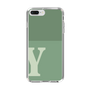 Slim Protection Case［ Original - initial two tone - Y green ］