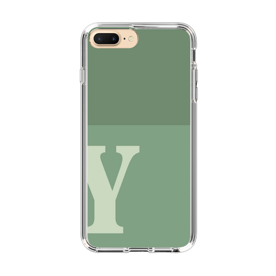 Slim Protection Case［ Original - initial two tone - Y green ］