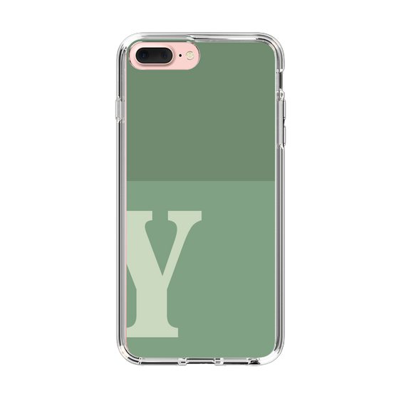 Slim Protection Case［ Original - initial two tone - Y green ］
