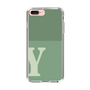 Slim Protection Case［ Original - initial two tone - Y green ］