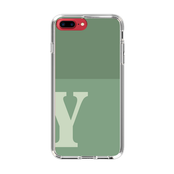 Slim Protection Case［ Original - initial two tone - Y green ］