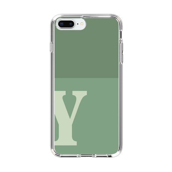 Slim Protection Case［ Original - initial two tone - Y green ］