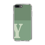 Slim Protection Case［ Original - initial two tone - Y green ］