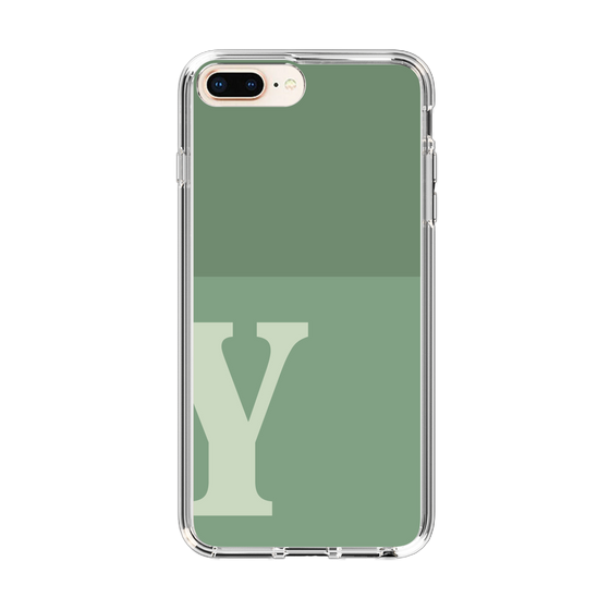 Slim Protection Case［ Original - initial two tone - Y green ］