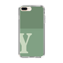 Slim Protection Case［ Original - initial two tone - Y green ］