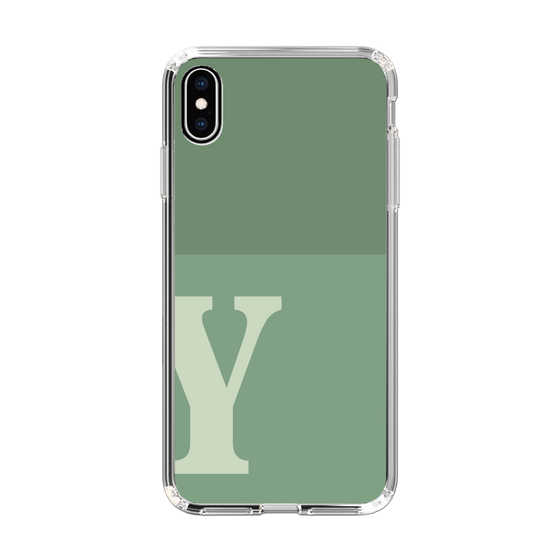 Slim Protection Case［ Original - initial two tone - Y green ］