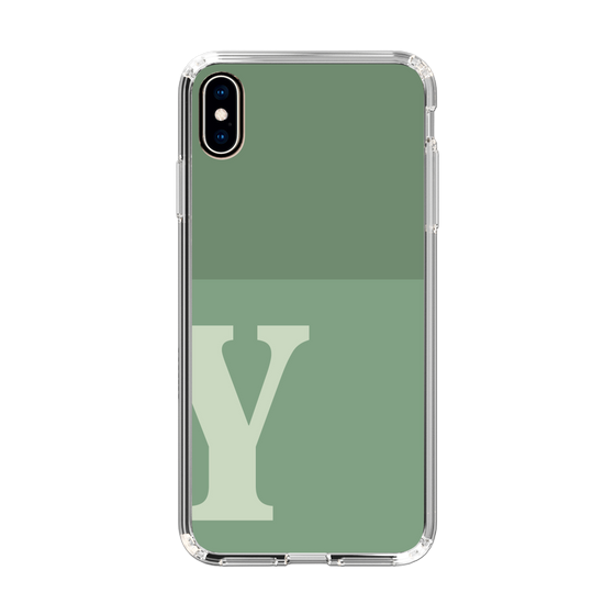 Slim Protection Case［ Original - initial two tone - Y green ］