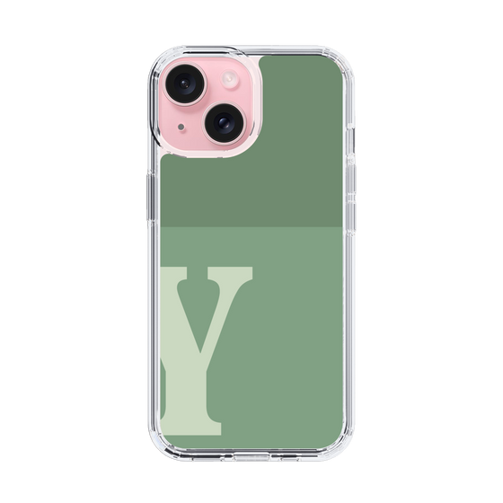 Slim Protection Case［ Original - initial two tone - Y green ］