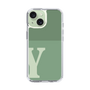 Slim Protection Case［ Original - initial two tone - Y green ］