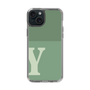 Slim Protection Case［ Original - initial two tone - Y green ］