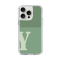 Slim Protection Case［ Original - initial two tone - Y green ］