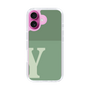 Slim Protection Case［ オリジナル - initial two tone - Y green ］