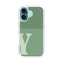 Slim Protection Case［ オリジナル - initial two tone - Y green ］