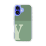 Slim Protection Case［ オリジナル - initial two tone - Y green ］