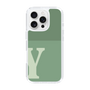 Slim Protection Case［ オリジナル - initial two tone - Y green ］